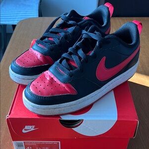 Nike Red and Black Sneakers Bold Design